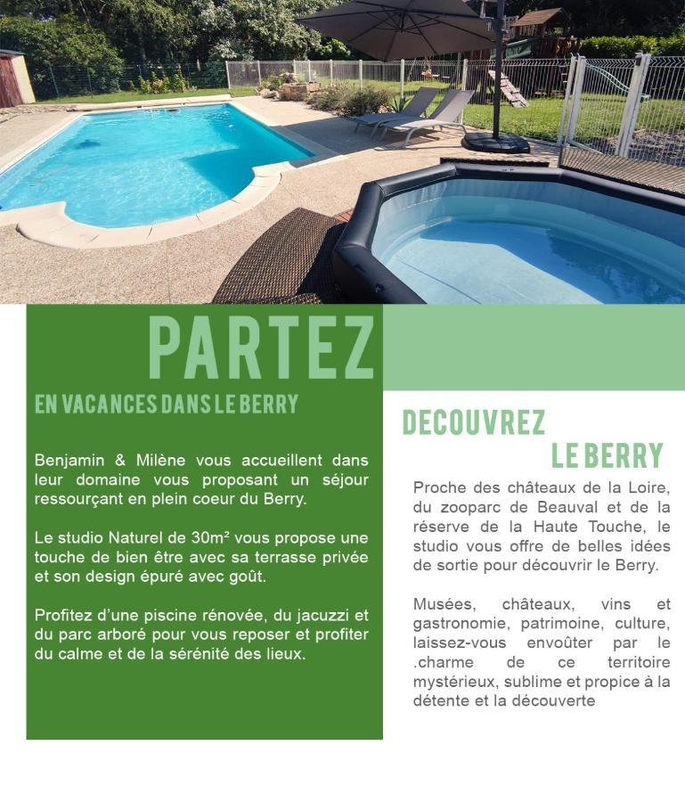Naturel : Studio Calme Et Agreable Les Bordes Экстерьер фото